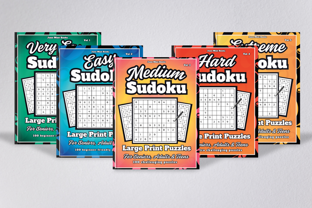 Juno Mint Books Sudoku Series Sudoku Books